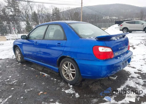 2005 Subaru Impreza Wrx from USA, damaged, VIN JF1GD29615G509296